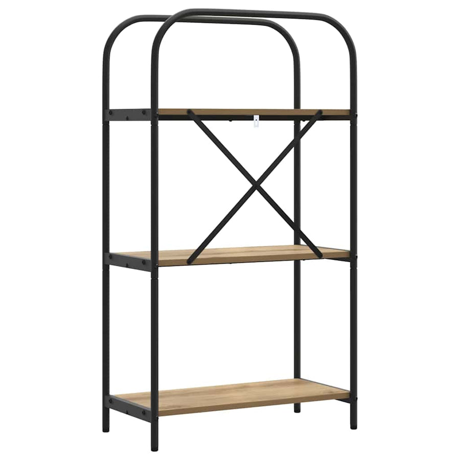 Boekenkast Artisan Eiken 60 x 30 x 109 cm Bewerkt hout