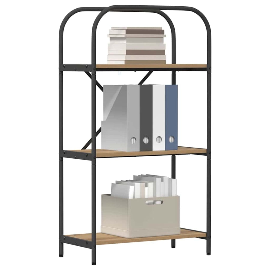Boekenkast Artisan Eiken 60 x 30 x 109 cm Bewerkt hout