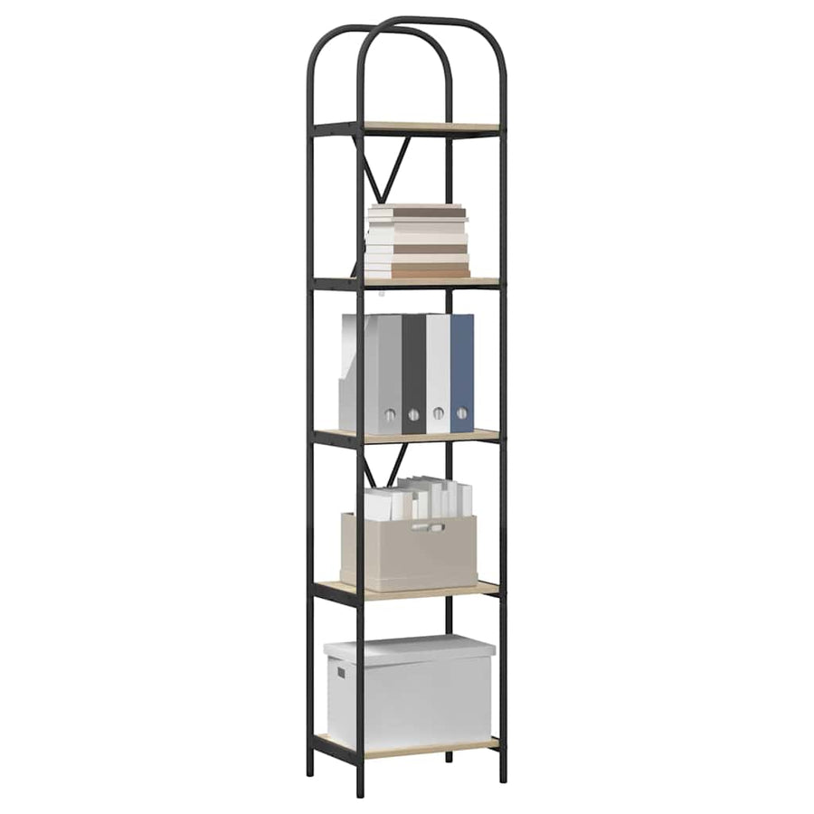 Boekenkast Sonoma Eiken 40 x 30 x 183 cm Bewerkt hout