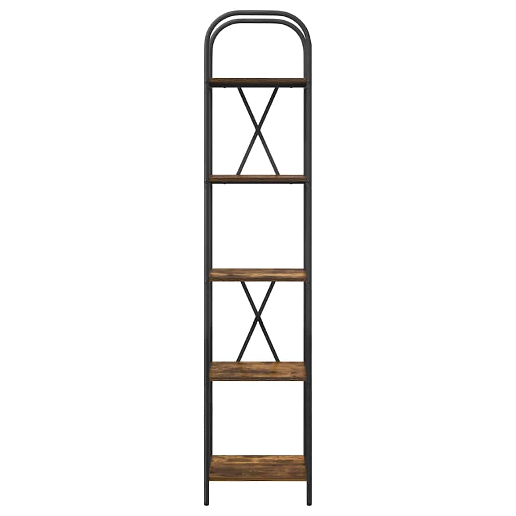 Boekenkast Gerookt eiken 40 x 30 x 183 cm Bewerkt hout