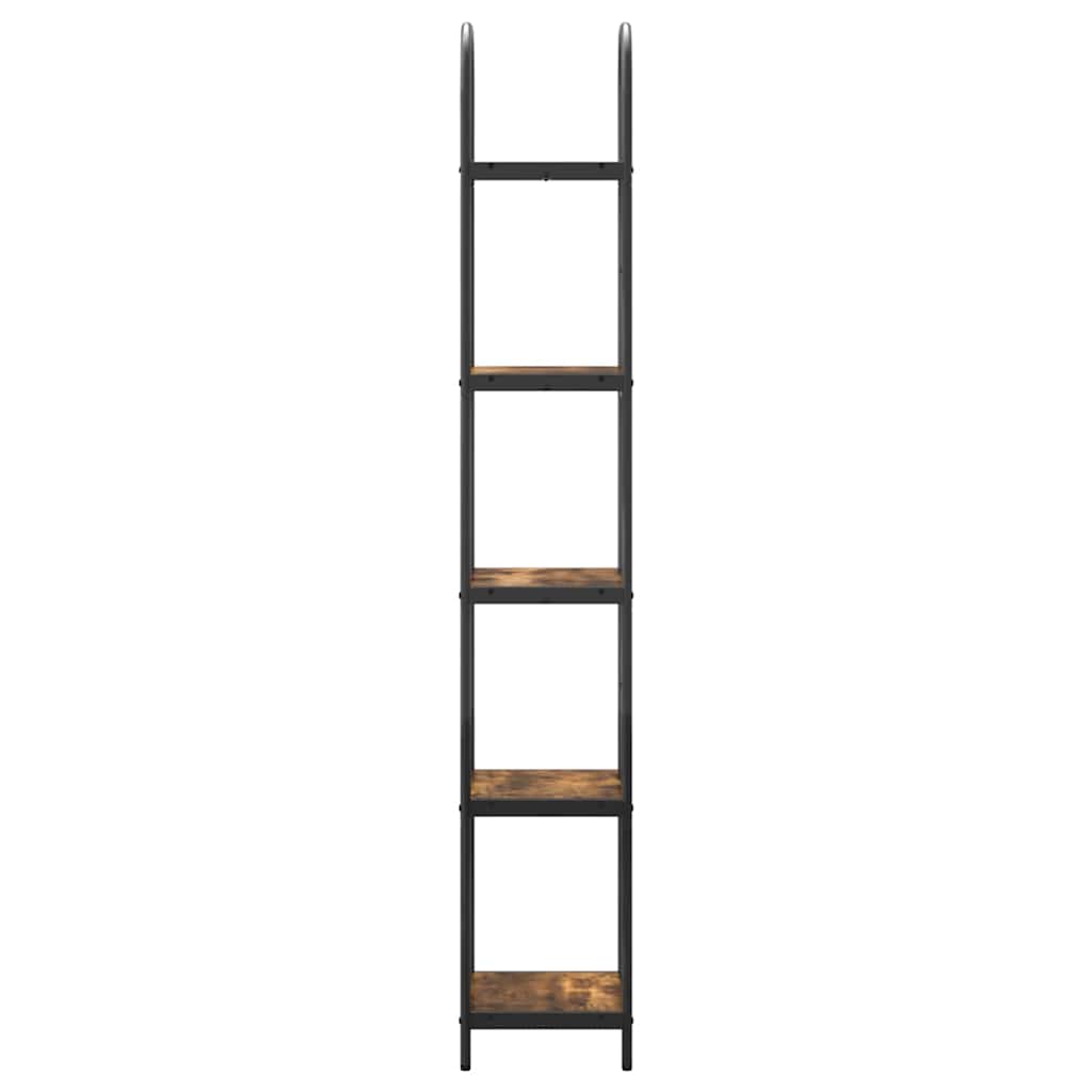 Boekenkast Gerookt eiken 40 x 30 x 183 cm Bewerkt hout