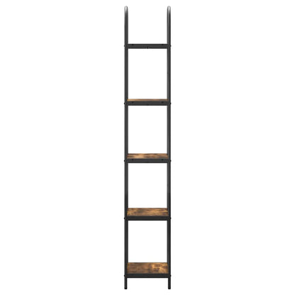 Boekenkast Gerookt eiken 40 x 30 x 183 cm Bewerkt hout