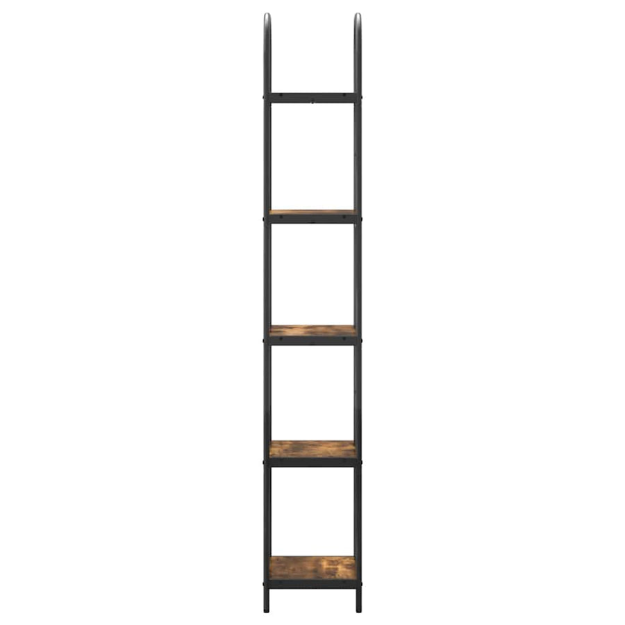 Boekenkast Gerookt eiken 40 x 30 x 183 cm Bewerkt hout
