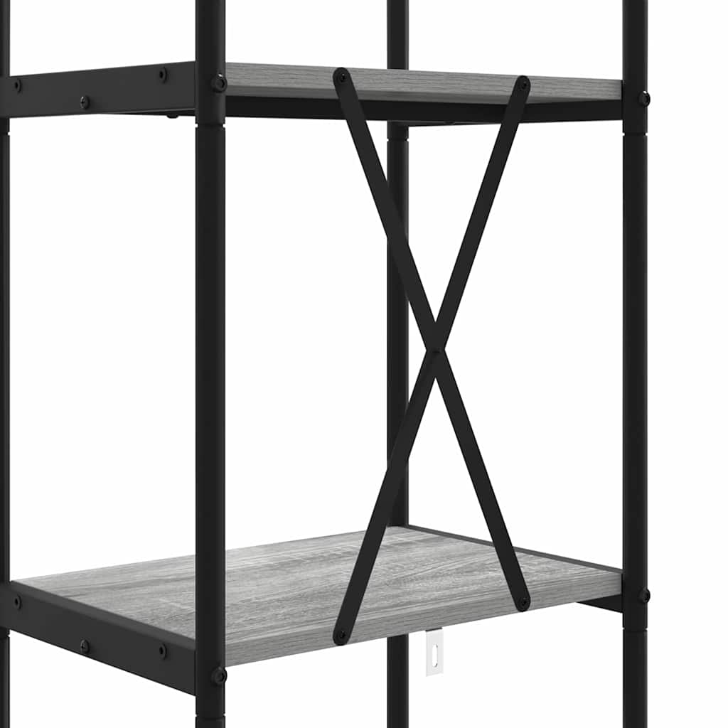 Boekenkast Grijs Sonoma 40 x 30 x 183 cm Bewerkt hout