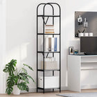 Boekenkast 40x30x183 cm grijs Sonoma bewerkt hout