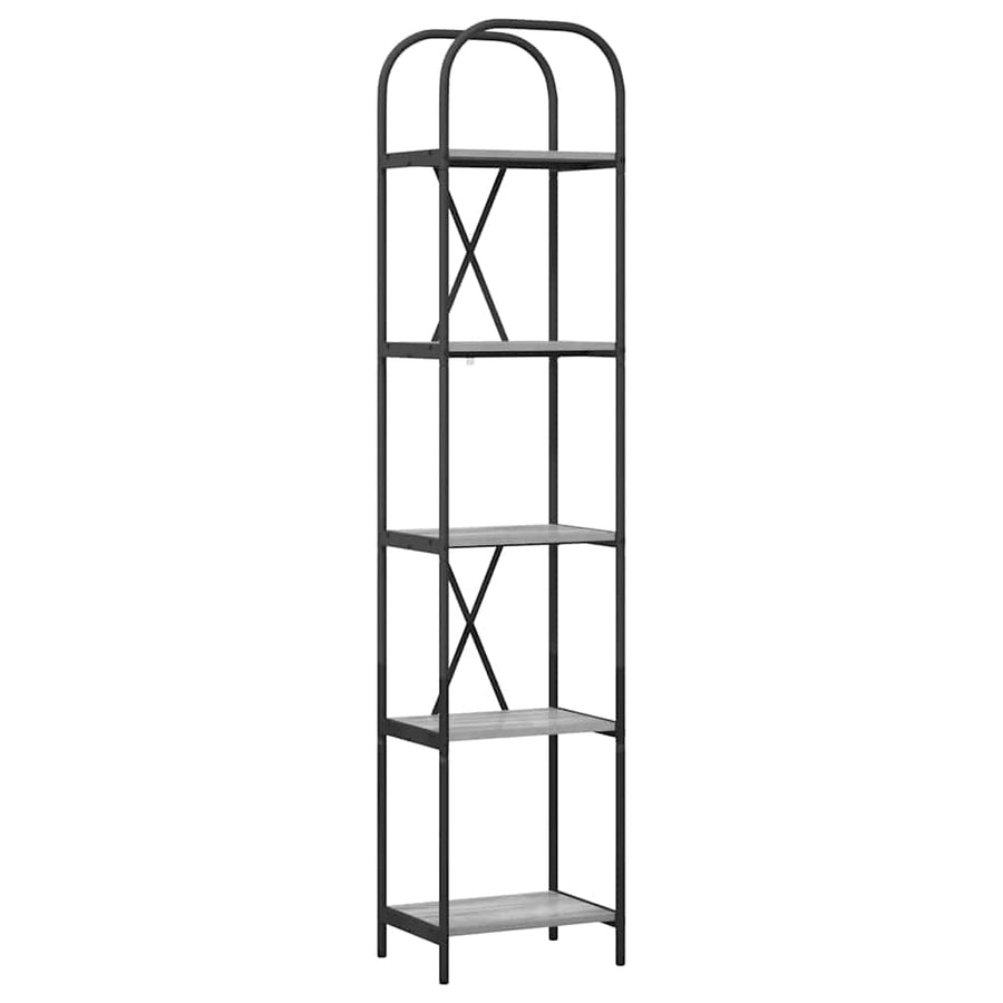 Boekenkast Grijs Sonoma 40 x 30 x 183 cm Bewerkt hout