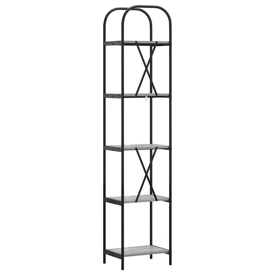 Boekenkast Grijs Sonoma 40 x 30 x 183 cm Bewerkt hout