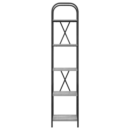 Boekenkast Grijs Sonoma 40 x 30 x 183 cm Bewerkt hout