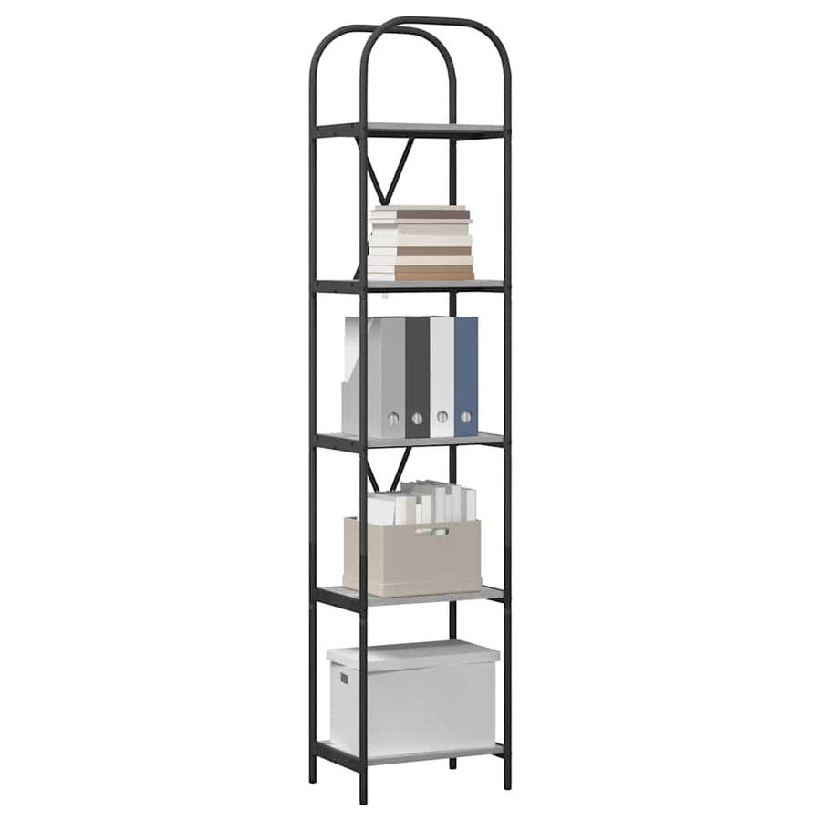 Boekenkast Grijs Sonoma 40 x 30 x 183 cm Bewerkt hout