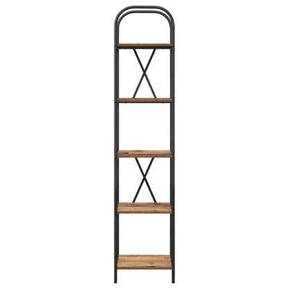 Boekenkast Oudhout 40 x 30 x 183 cm Bewerkt hout