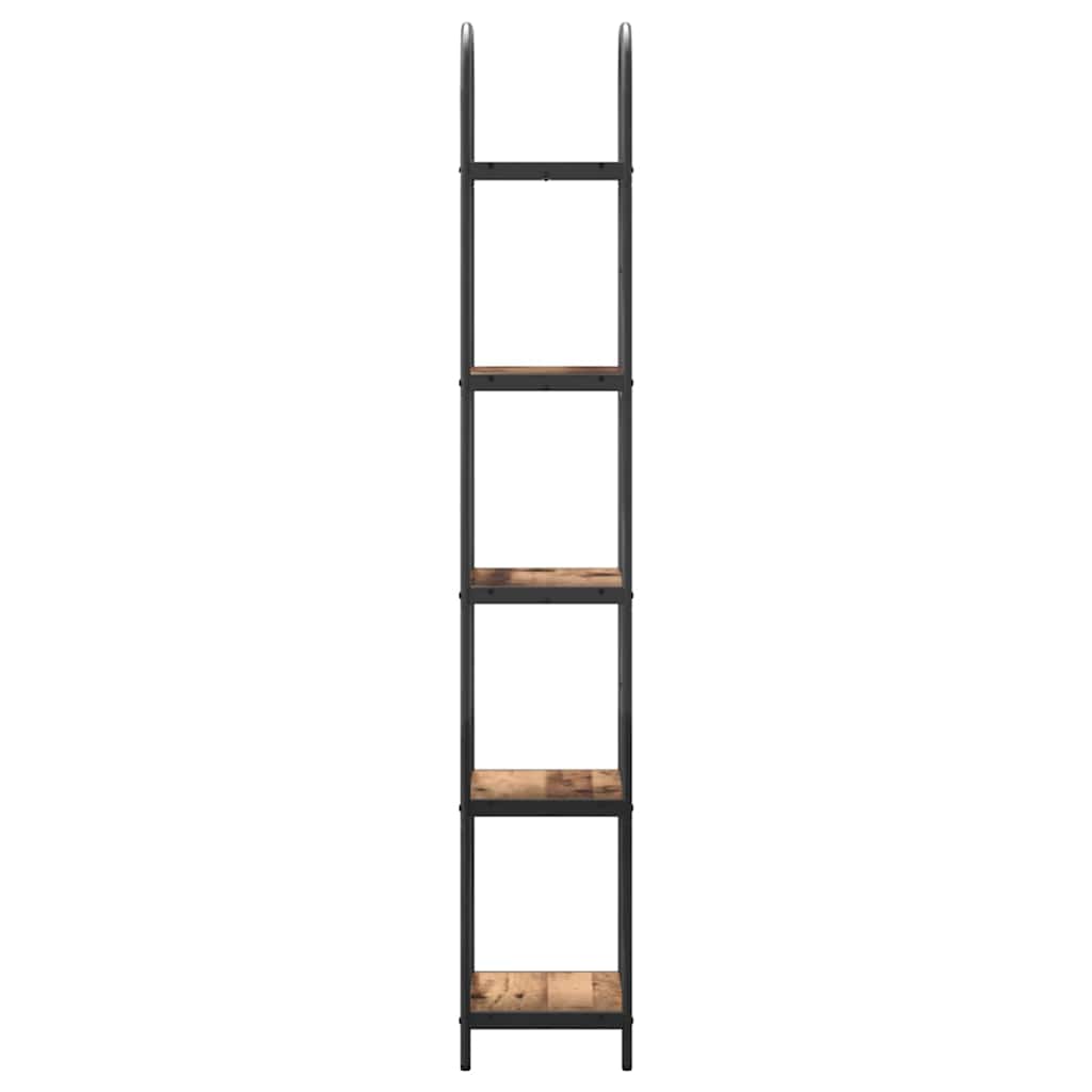 Boekenkast Oudhout 40 x 30 x 183 cm Bewerkt hout