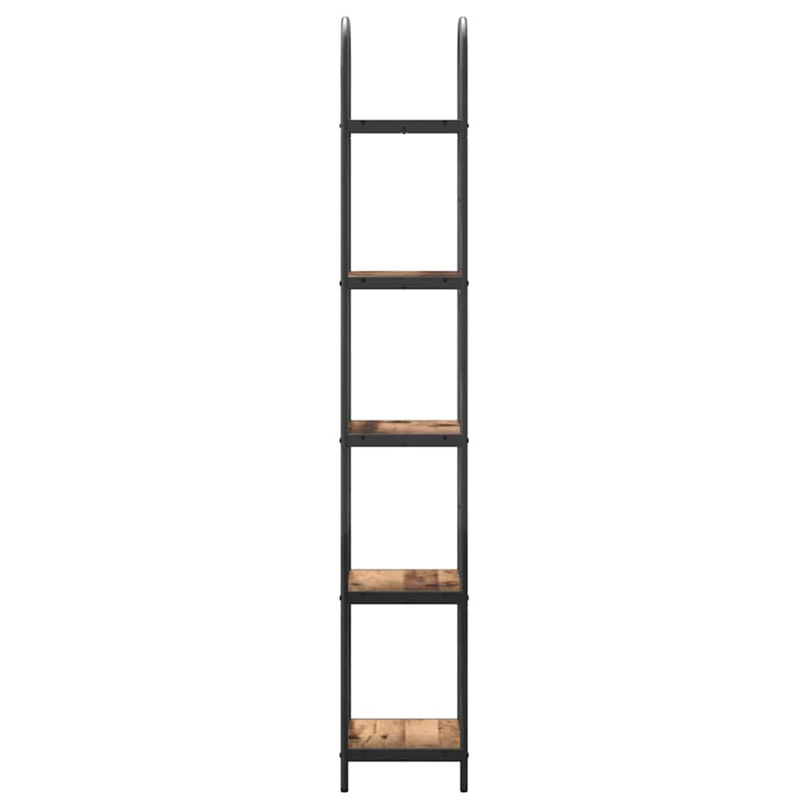 Boekenkast Oudhout 40 x 30 x 183 cm Bewerkt hout