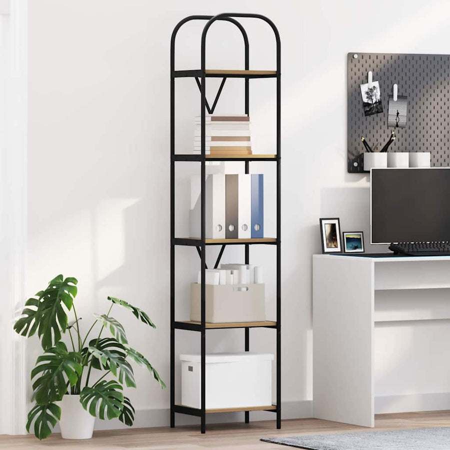 Boekenkast Artisan Eiken 40 x 30 x 183 cm Bewerkt hout