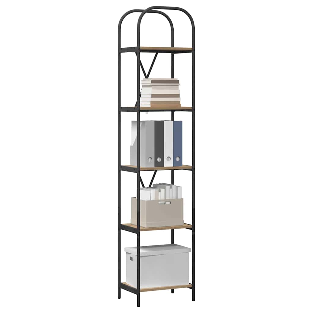 Boekenkast Artisan Eiken 40 x 30 x 183 cm Bewerkt hout