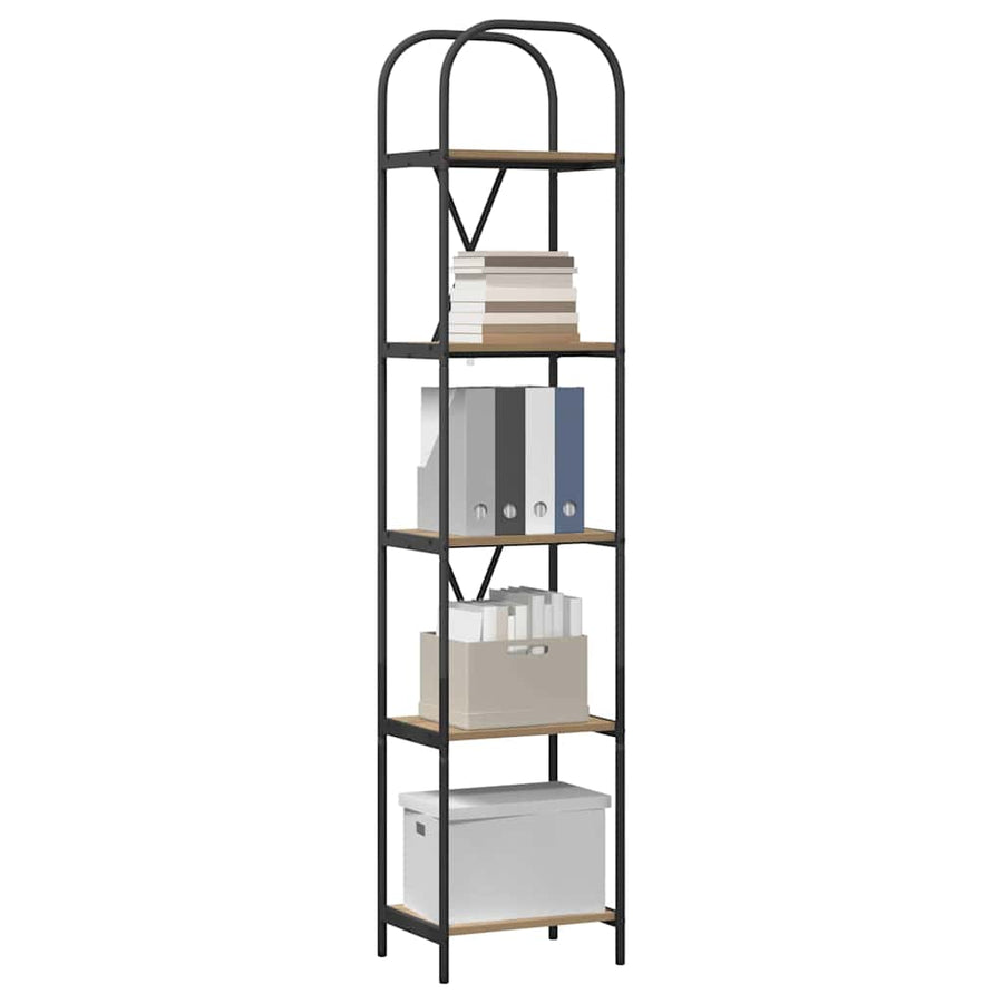 Boekenkast Artisan Eiken 40 x 30 x 183 cm Bewerkt hout