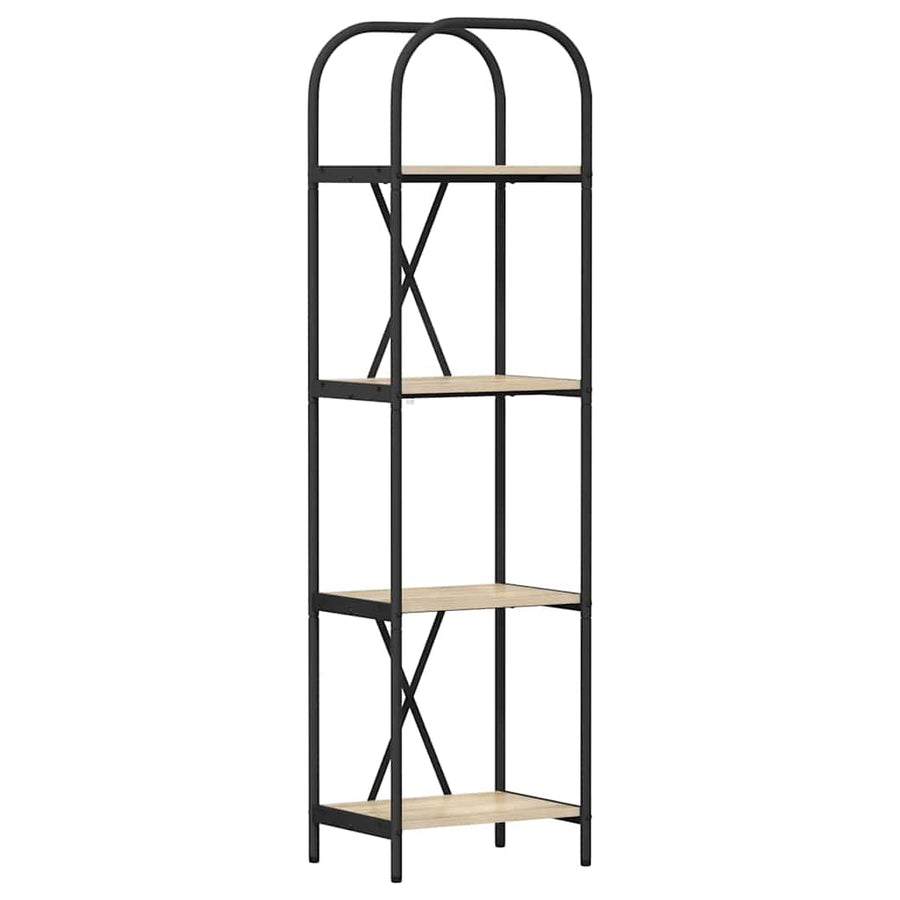 Boekenkast Sonoma eiken 40 x 30 x 146 cm Bewerkt hout