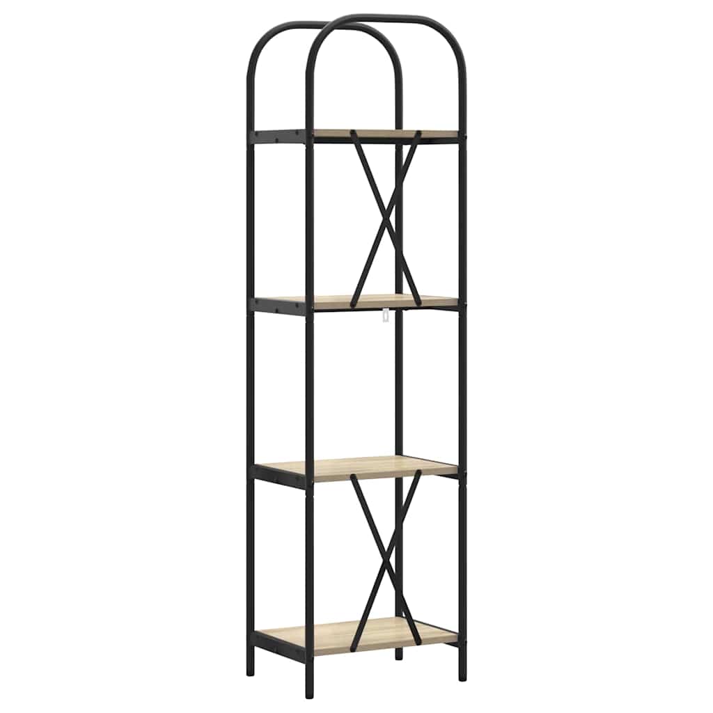 Boekenkast Sonoma eiken 40 x 30 x 146 cm Bewerkt hout