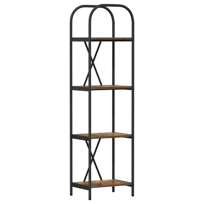 Boekenkast Gerookt eiken 40 x 30 x 146 cm Bewerkt hout