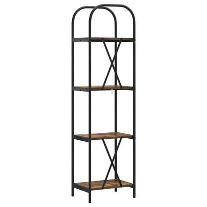 Boekenkast Gerookt eiken 40 x 30 x 146 cm Bewerkt hout