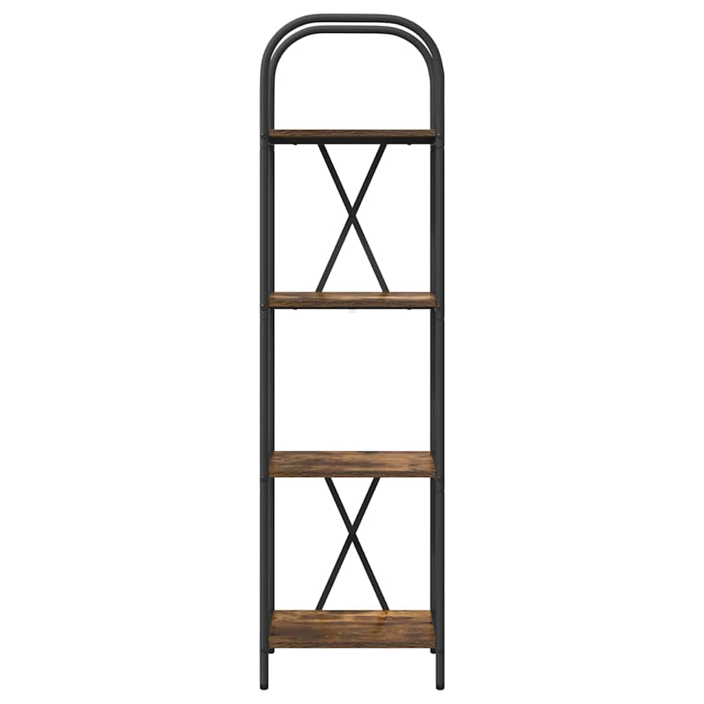 Boekenkast Gerookt eiken 40 x 30 x 146 cm Bewerkt hout
