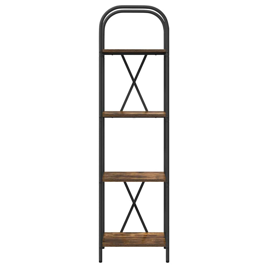 Boekenkast Gerookt eiken 40 x 30 x 146 cm Bewerkt hout