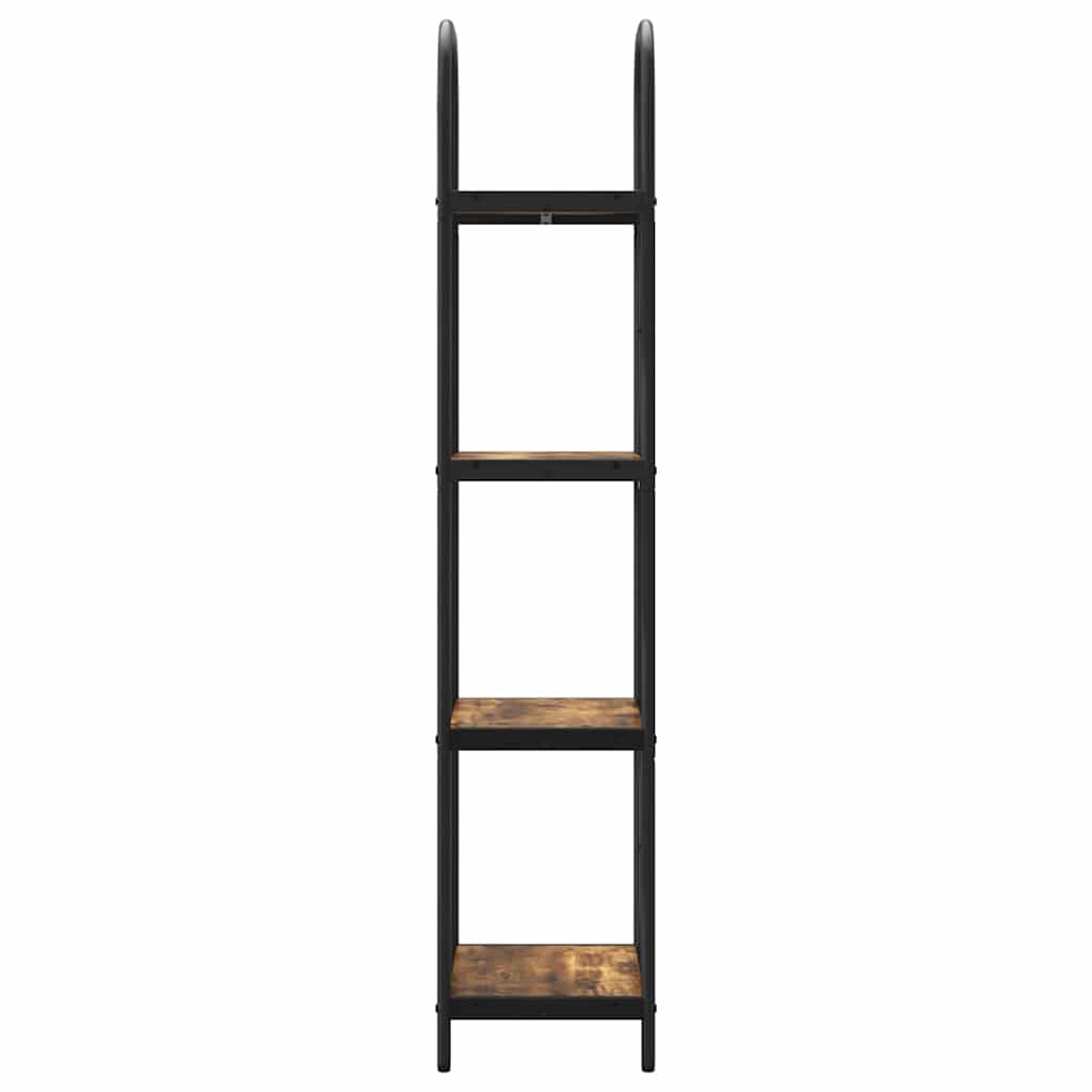 Boekenkast Gerookt eiken 40 x 30 x 146 cm Bewerkt hout