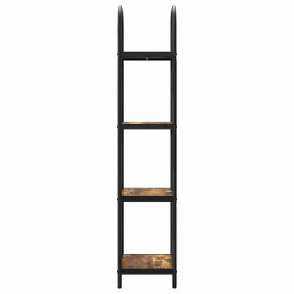Boekenkast Gerookt eiken 40 x 30 x 146 cm Bewerkt hout
