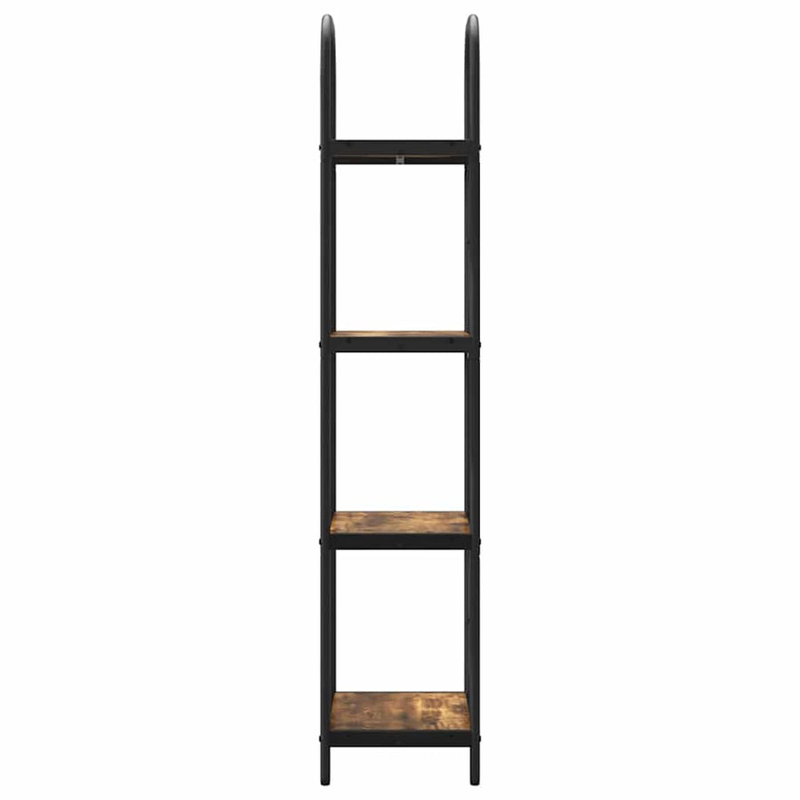 Boekenkast Gerookt eiken 40 x 30 x 146 cm Bewerkt hout