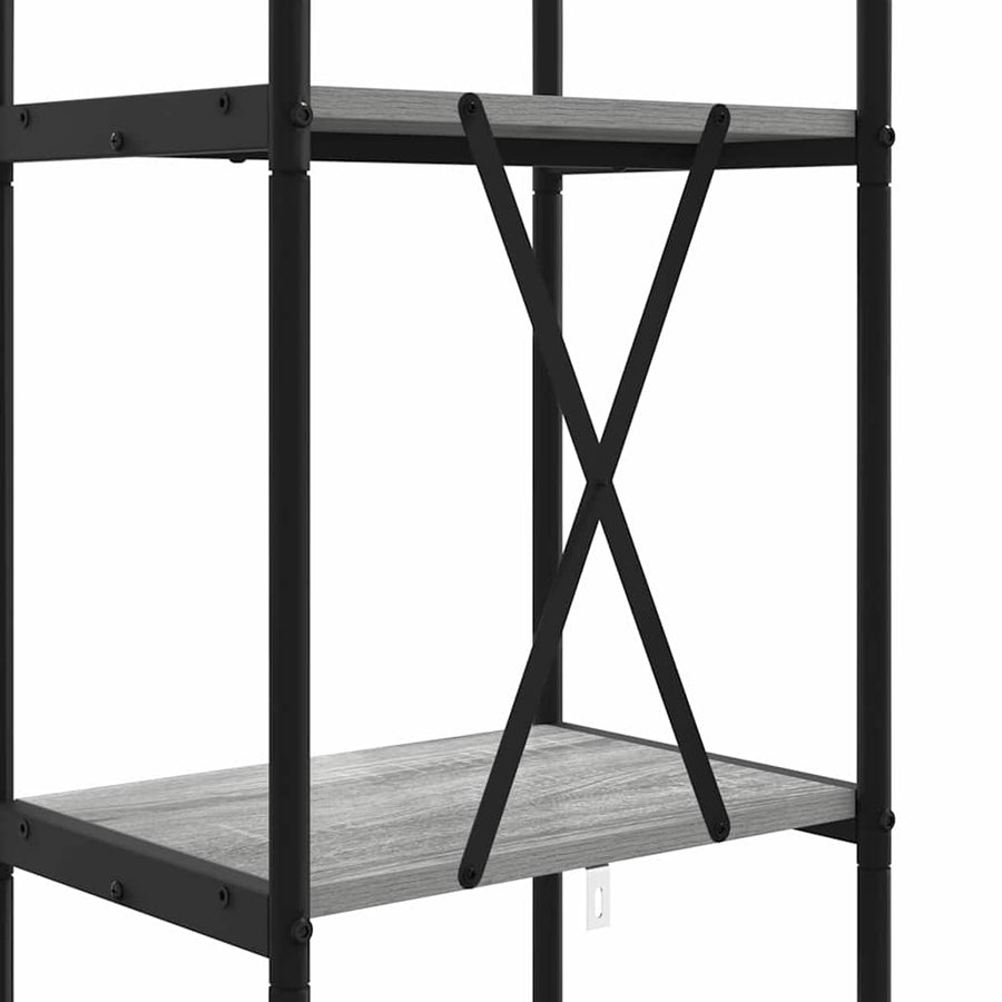 Boekenkast Grijs Sonoma 40 x 30 x 146 cm Bewerkt hout