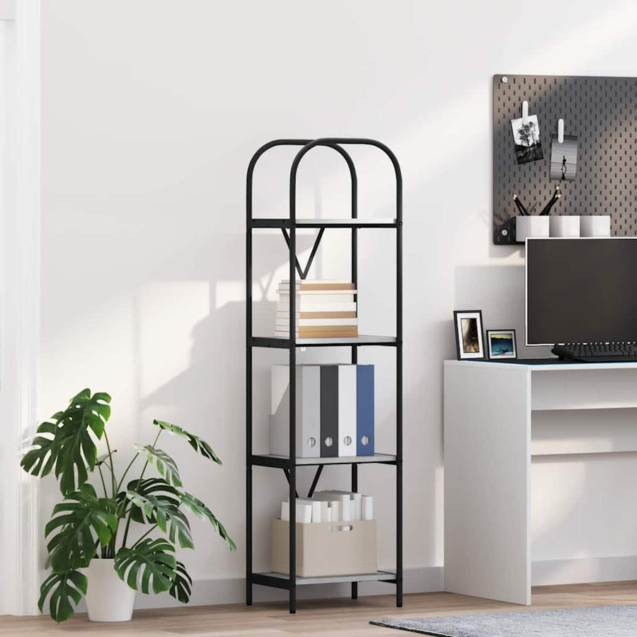 Boekenkast Grijs Sonoma 40 x 30 x 146 cm Bewerkt hout
