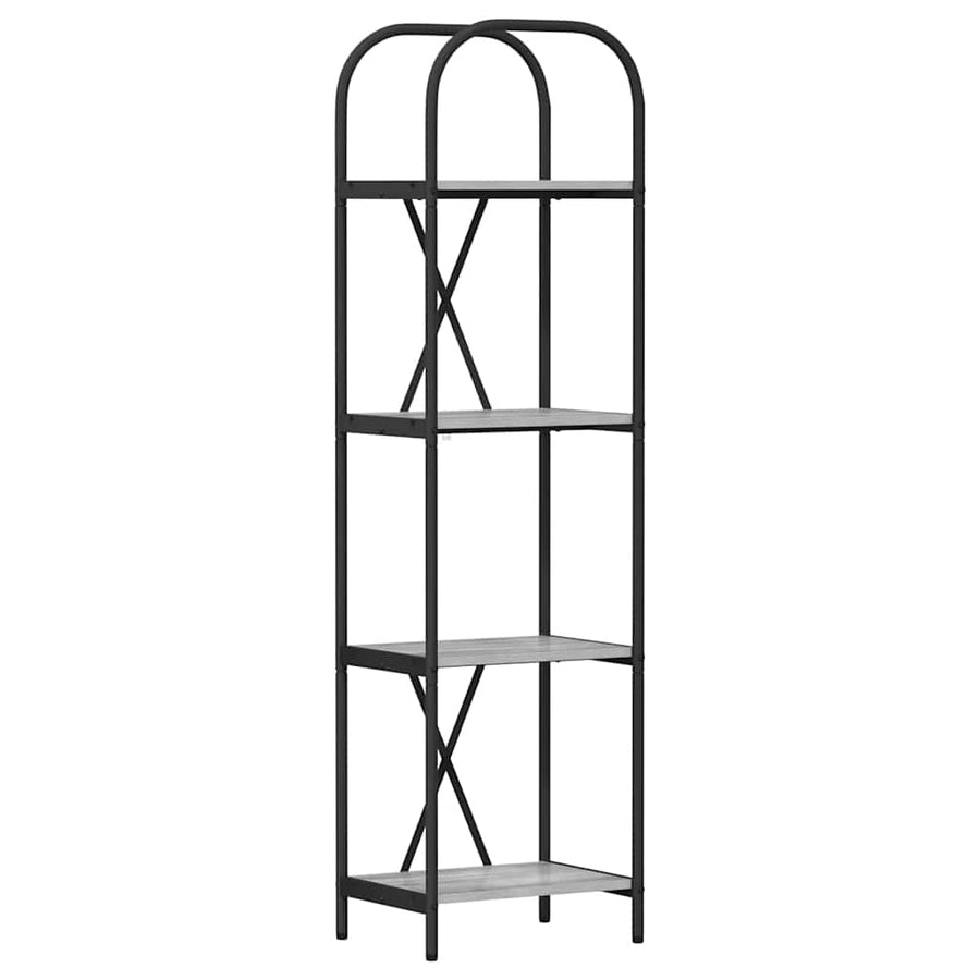Boekenkast Grijs Sonoma 40 x 30 x 146 cm Bewerkt hout
