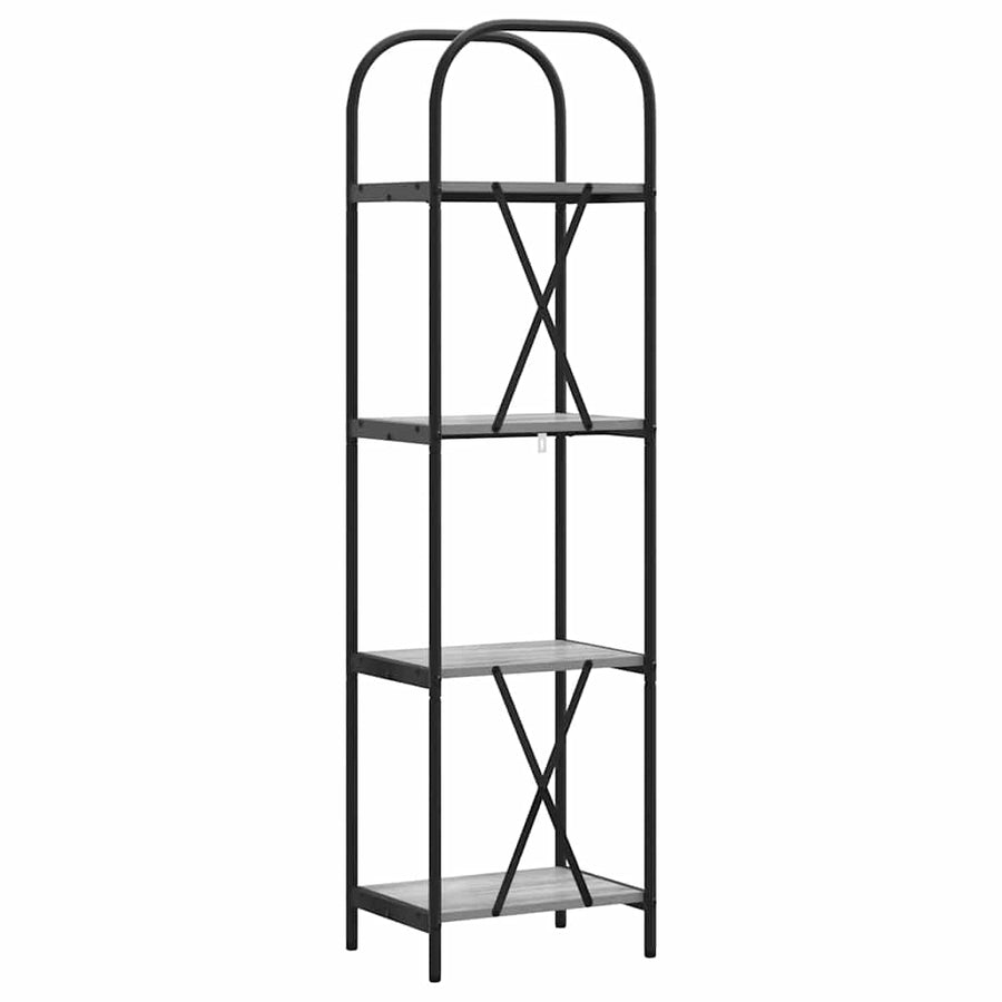 Boekenkast Grijs Sonoma 40 x 30 x 146 cm Bewerkt hout