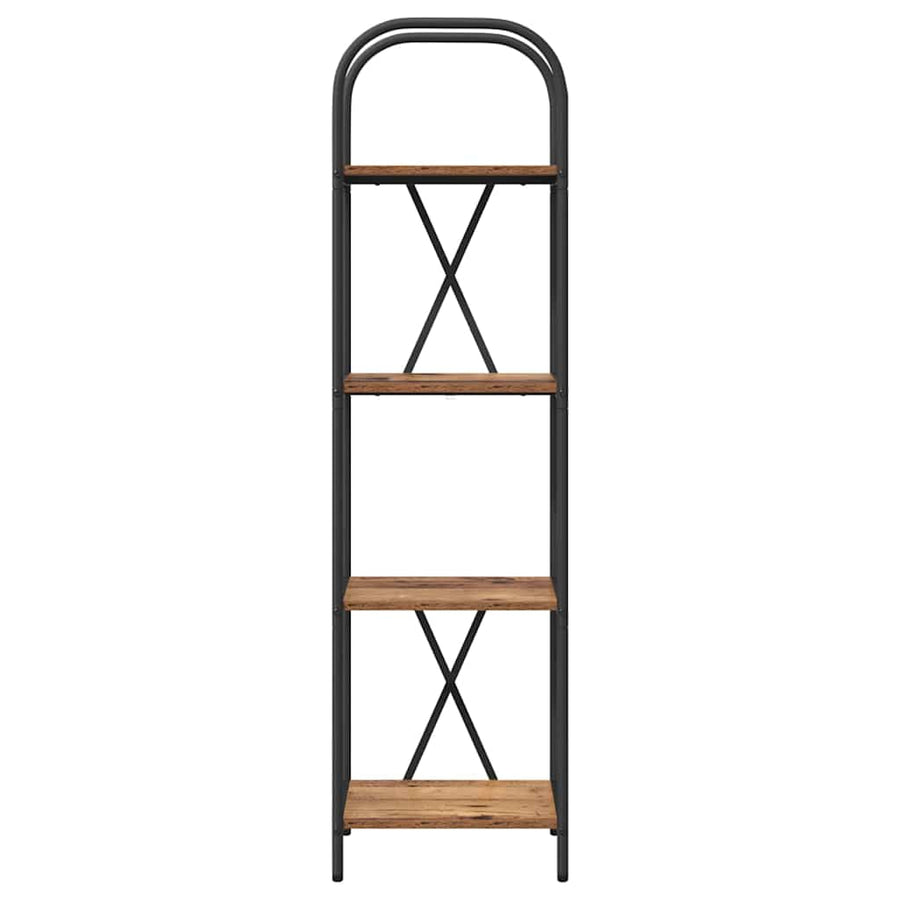 Boekenkast Oud hout 40 x 30 x 146 cm Bewerkt hout