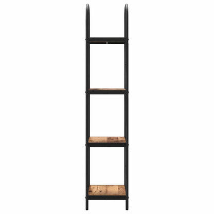 Boekenkast Oud hout 40 x 30 x 146 cm Bewerkt hout