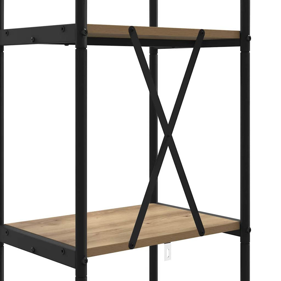 Boekenkast Artisan Eiken 40 x 30 x 146 cm Bewerkt hout