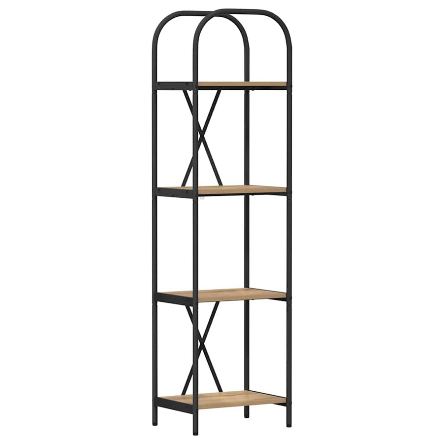 Boekenkast Artisan Eiken 40 x 30 x 146 cm Bewerkt hout