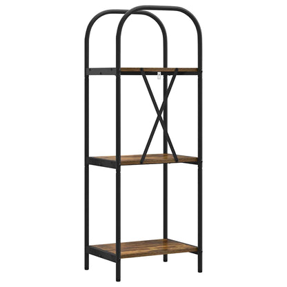 Boekenkast Gerookt eiken 40 x 30 x 109 cm Bewerkt hout