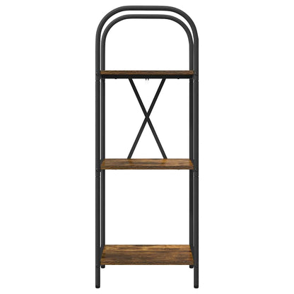 Boekenkast Gerookt eiken 40 x 30 x 109 cm Bewerkt hout