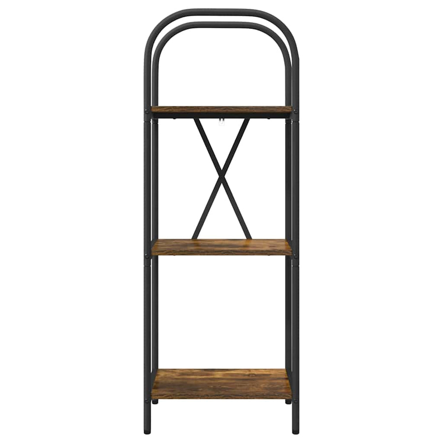 Boekenkast Gerookt eiken 40 x 30 x 109 cm Bewerkt hout