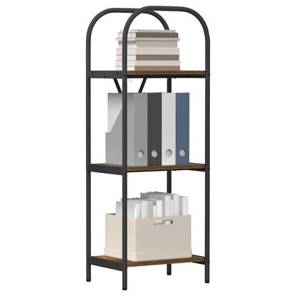 Boekenkast Gerookt eiken 40 x 30 x 109 cm Bewerkt hout