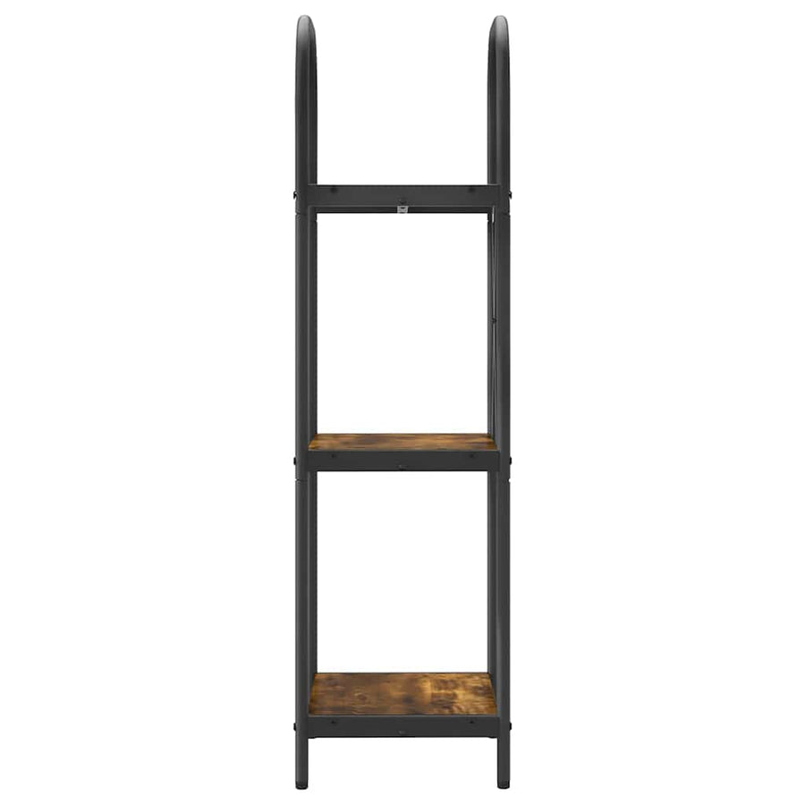 Boekenkast Gerookt eiken 40 x 30 x 109 cm Bewerkt hout