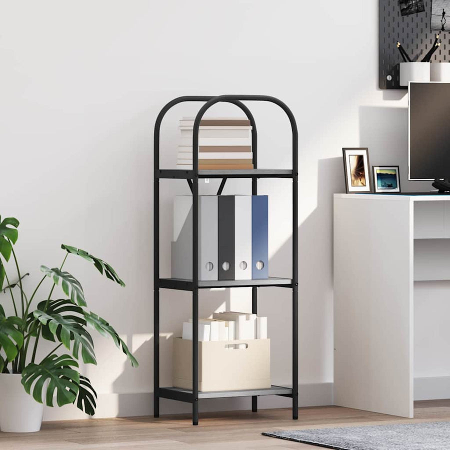 Boekenkast Grijs Sonoma 40 x 30 x 109 cm Bewerkt hout