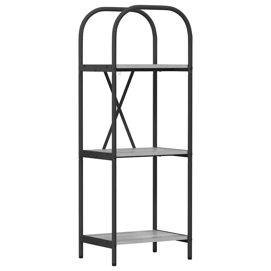 Boekenkast Grijs Sonoma 40 x 30 x 109 cm Bewerkt hout