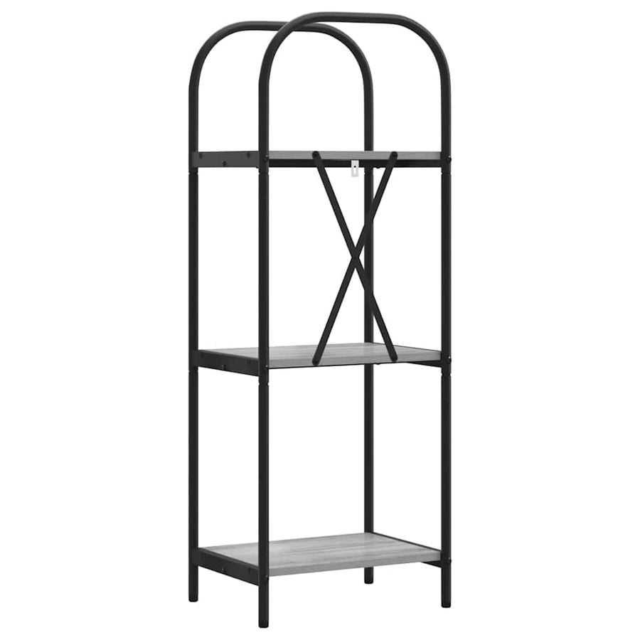 Boekenkast Grijs Sonoma 40 x 30 x 109 cm Bewerkt hout