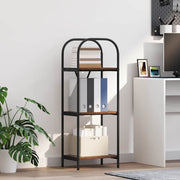 Boekenkast 40x30x109 cm bewerkt hout oudhout