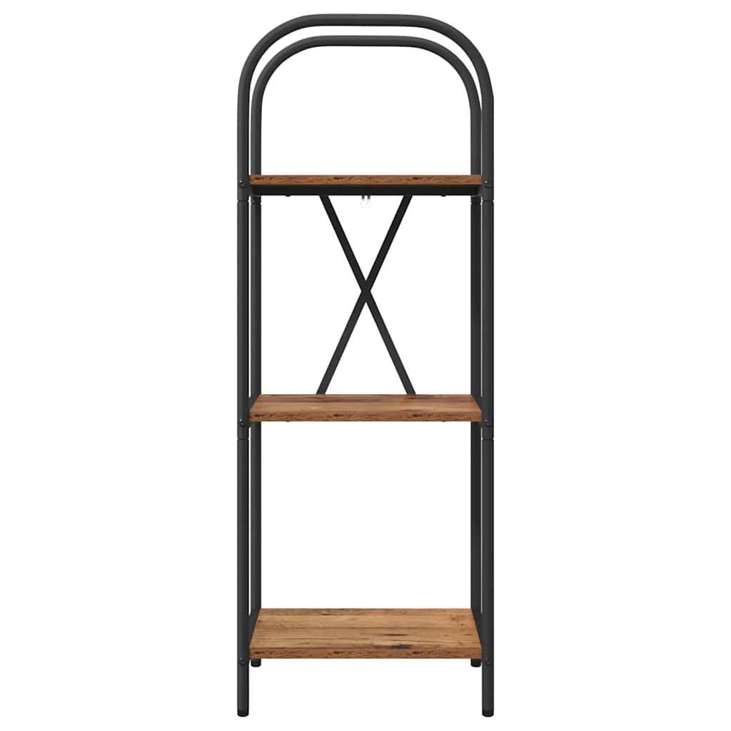 Boekenkast Oudhout 40 x 30 x 109 cm Bewerkt hout