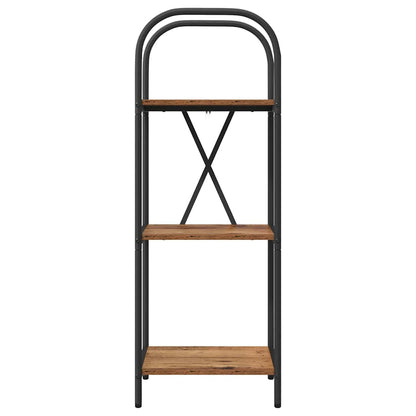Boekenkast Oudhout 40 x 30 x 109 cm Bewerkt hout