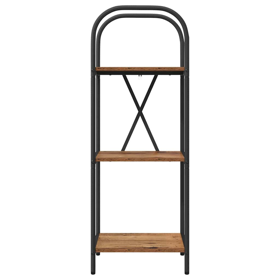 Boekenkast Oudhout 40 x 30 x 109 cm Bewerkt hout