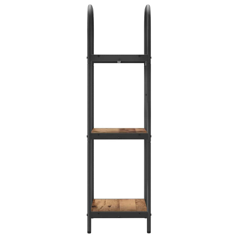 Boekenkast Oudhout 40 x 30 x 109 cm Bewerkt hout