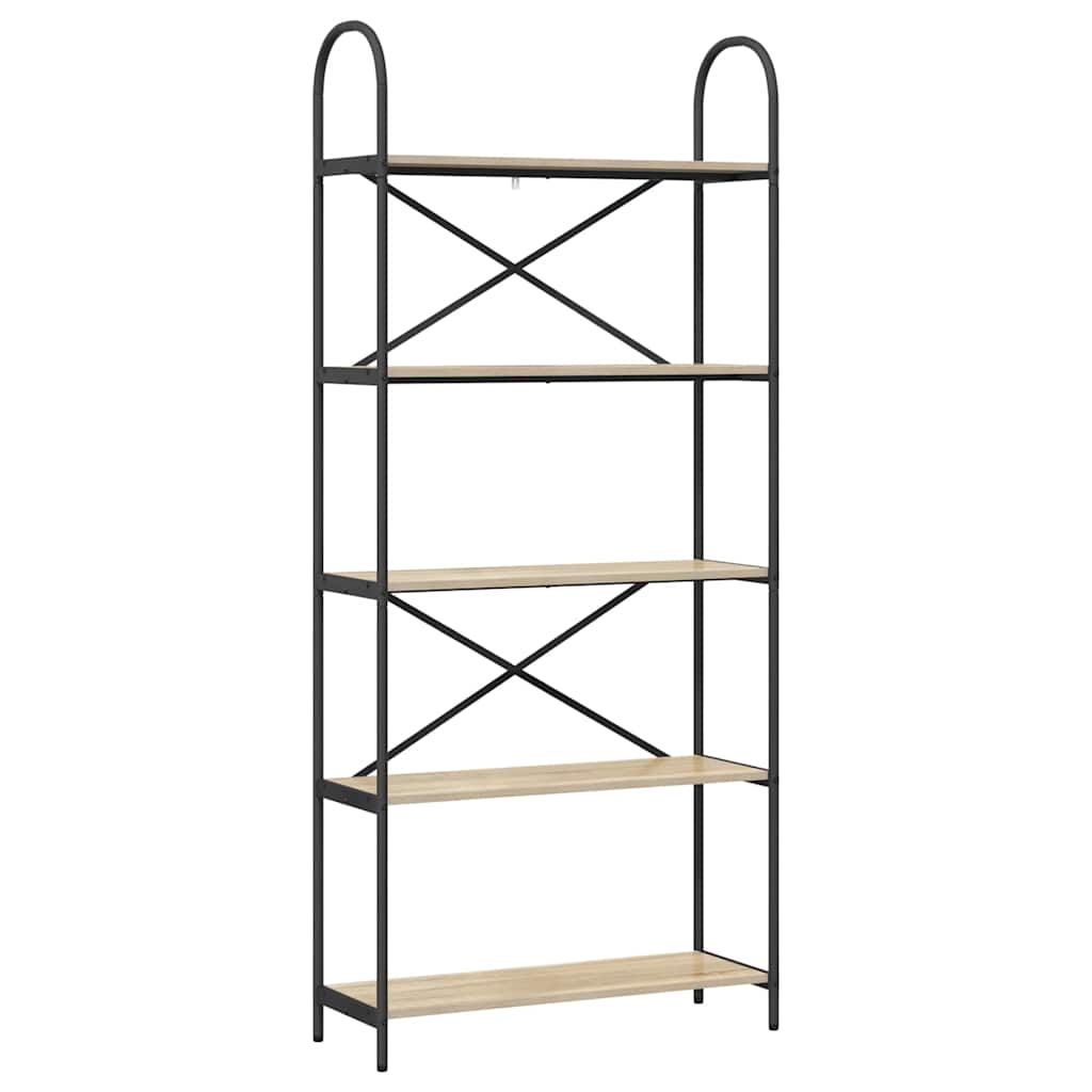 Boekenkast Sonoma Eiken 80 x 30 x 183 cm Bewerkt hout